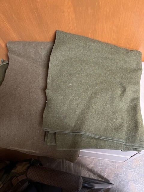 U.S. G.I MIXED WOOL BLANKETS