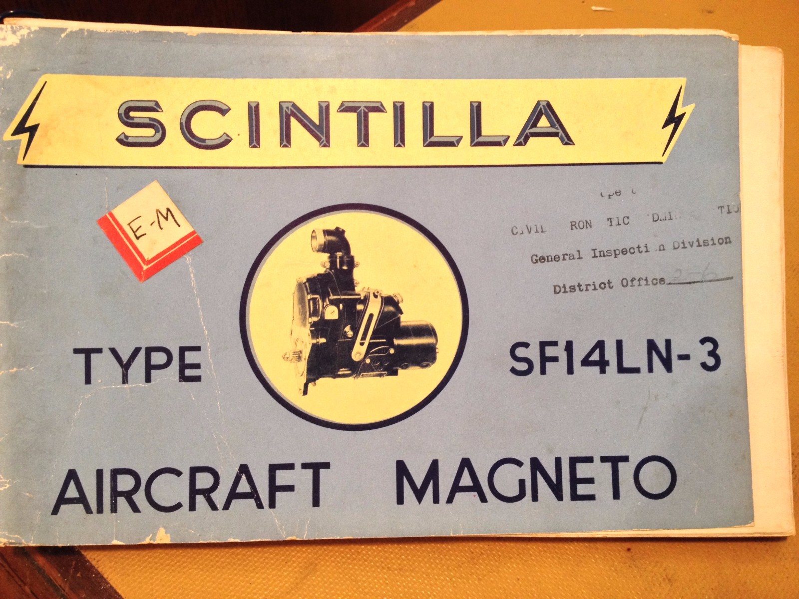 Scintilla SF14LN-3 Magneto Service Training Manual
