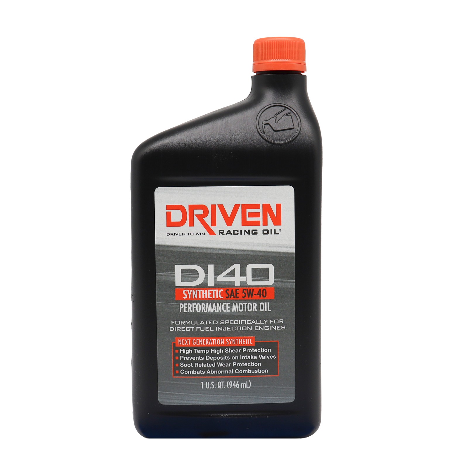 Driven Racing Oil Motor Oil - DI40 - 0W40 - Synthetic - 1 qt - Each 18406