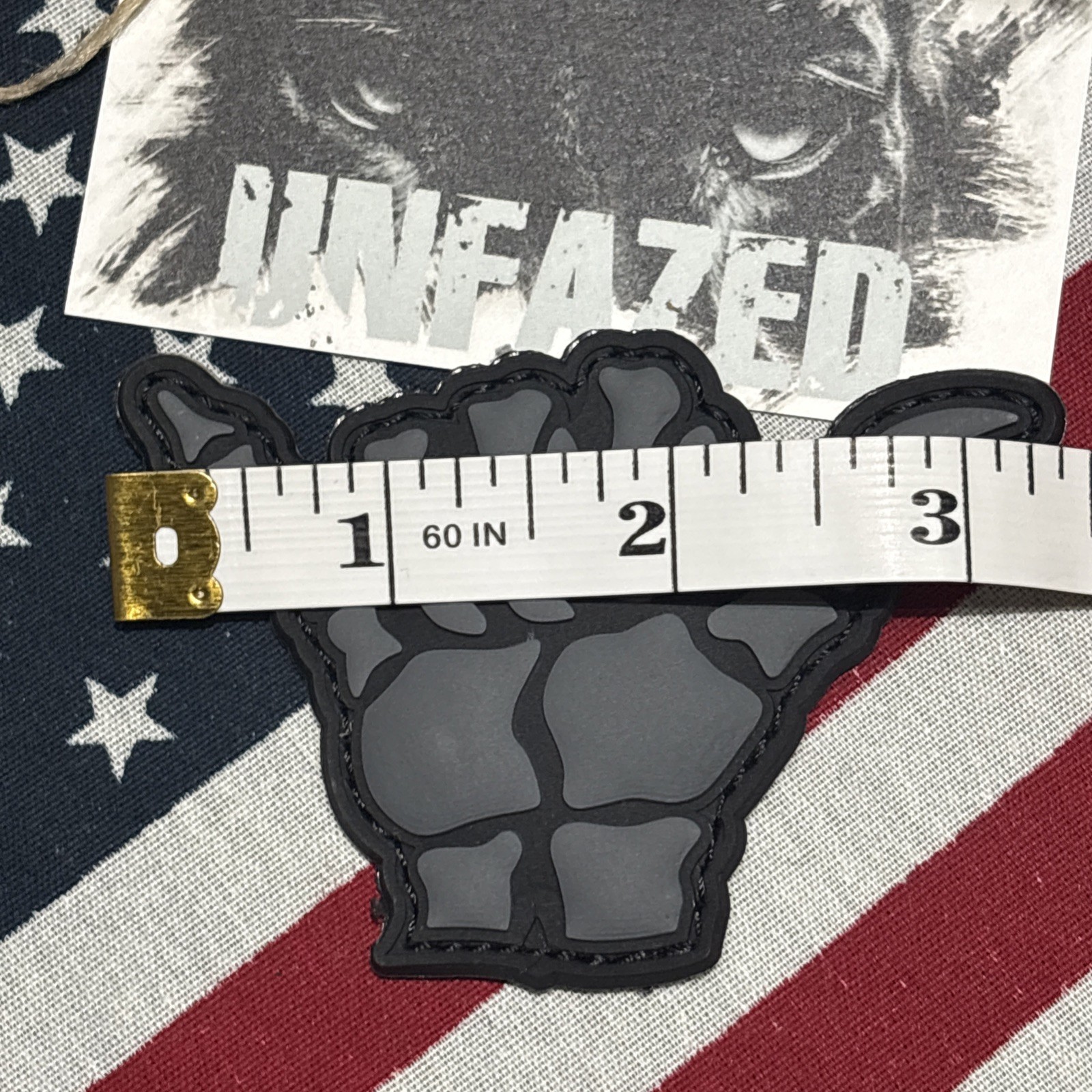PvC 3D Hang Loose… B&Grey Morale Tactical Hook And Loop Patch High Quality 3d