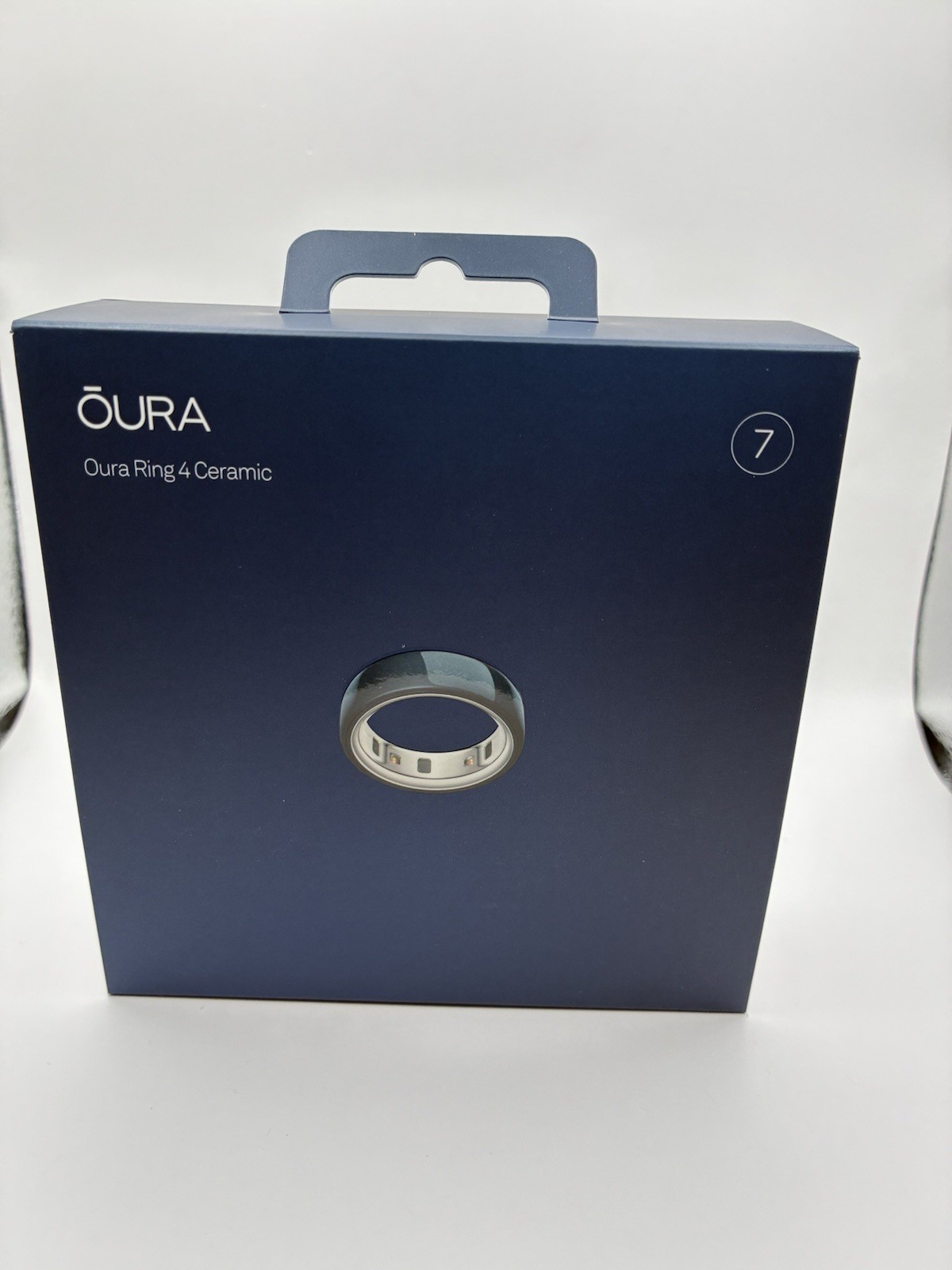 NEW Sealed Oura Ring Gen 4, Ceramic Size 7 Activity Tracker Midnight Blue Color