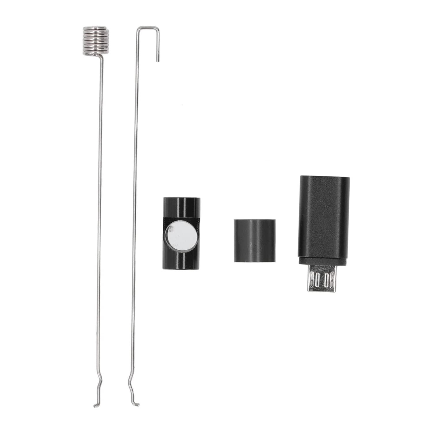 For IOS LED Endoscope Borescope Waterproof 1.5M Inspection Camera Type C QR App