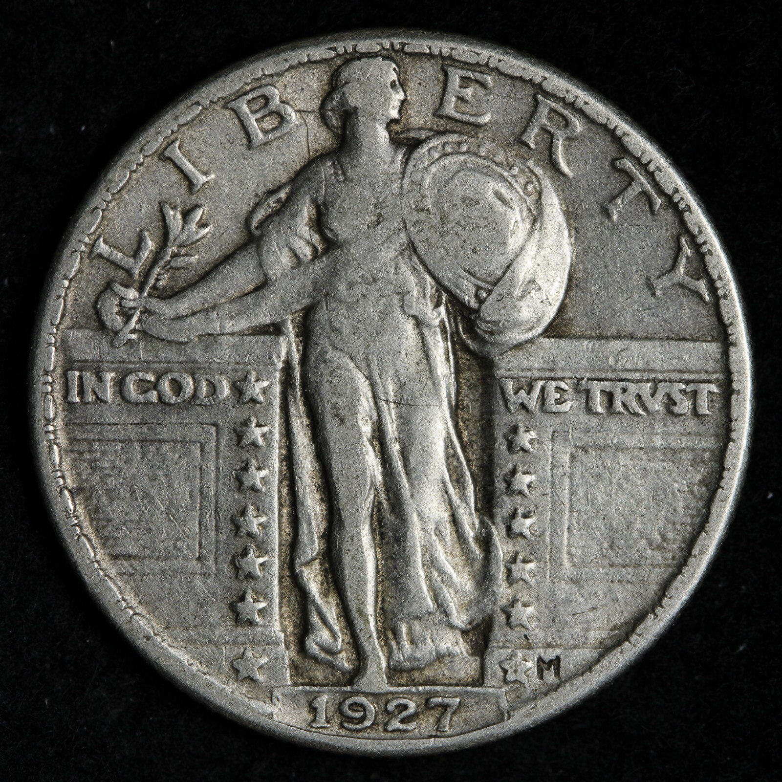 1927 Standing Liberty Silver Quarter CHOICE XF E317 JL
