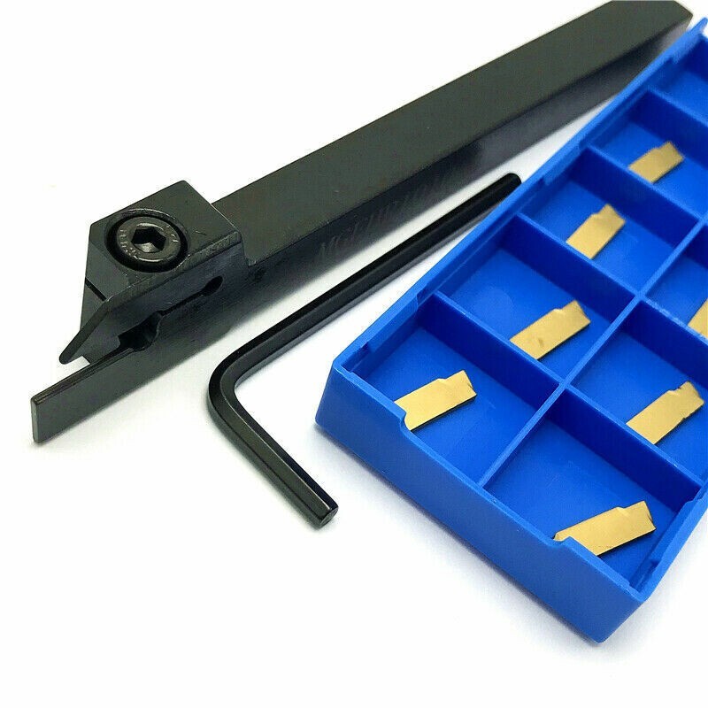10mm MGEHR1010-2.5 CNC Grooving Cut-Off Holder 2.5mm + MGMN250-G Carbide insert