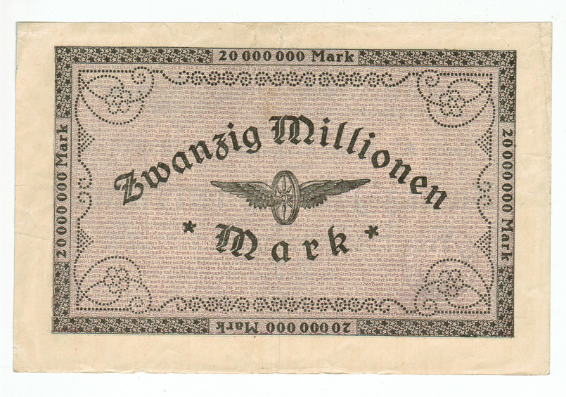 GERMANY BANKNOTE 20 MILLION MARK KOLN 1923