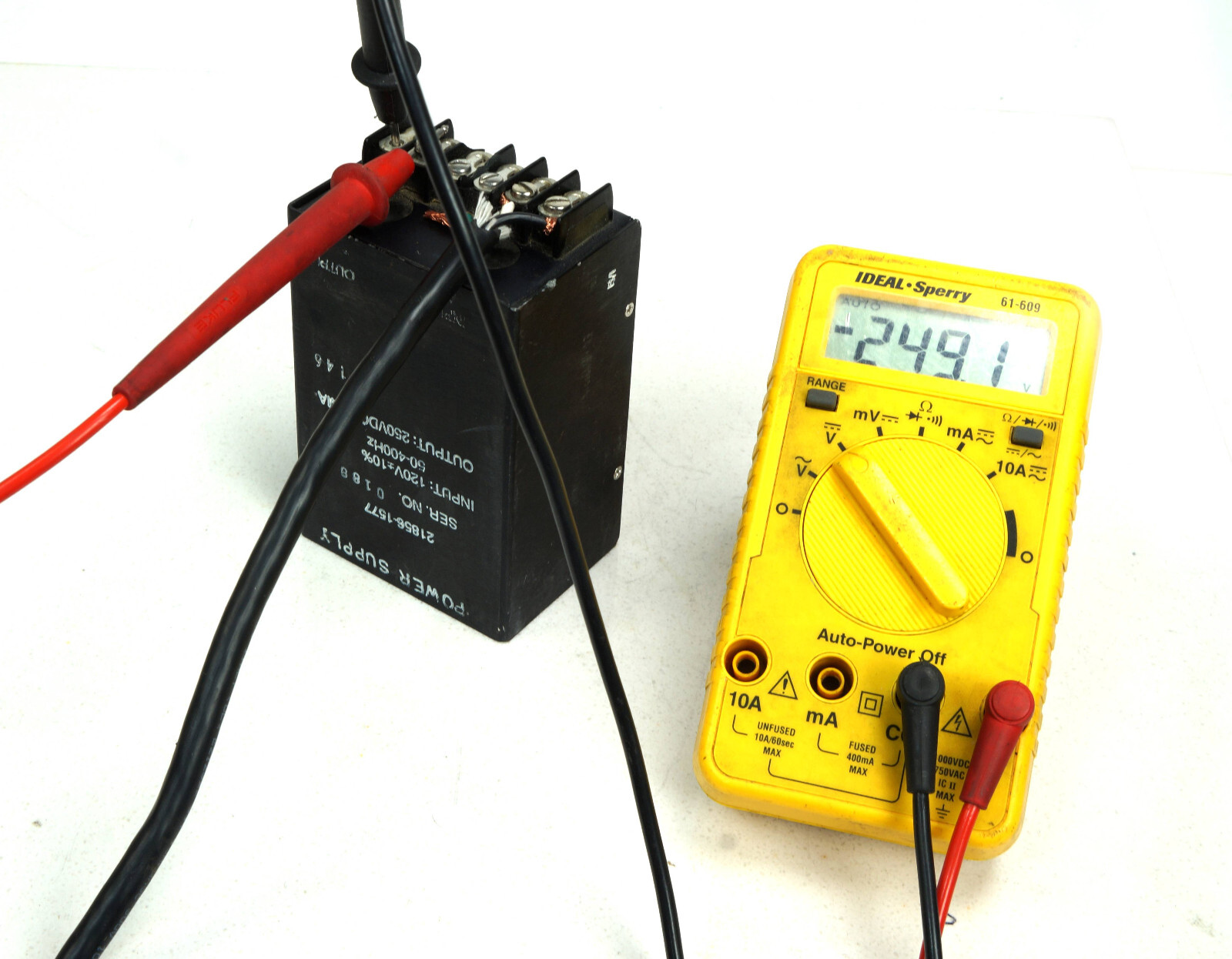 Centroid AC DC Power Supply 21856-1577 250VDC 10mA Input 120 VAC TESTED