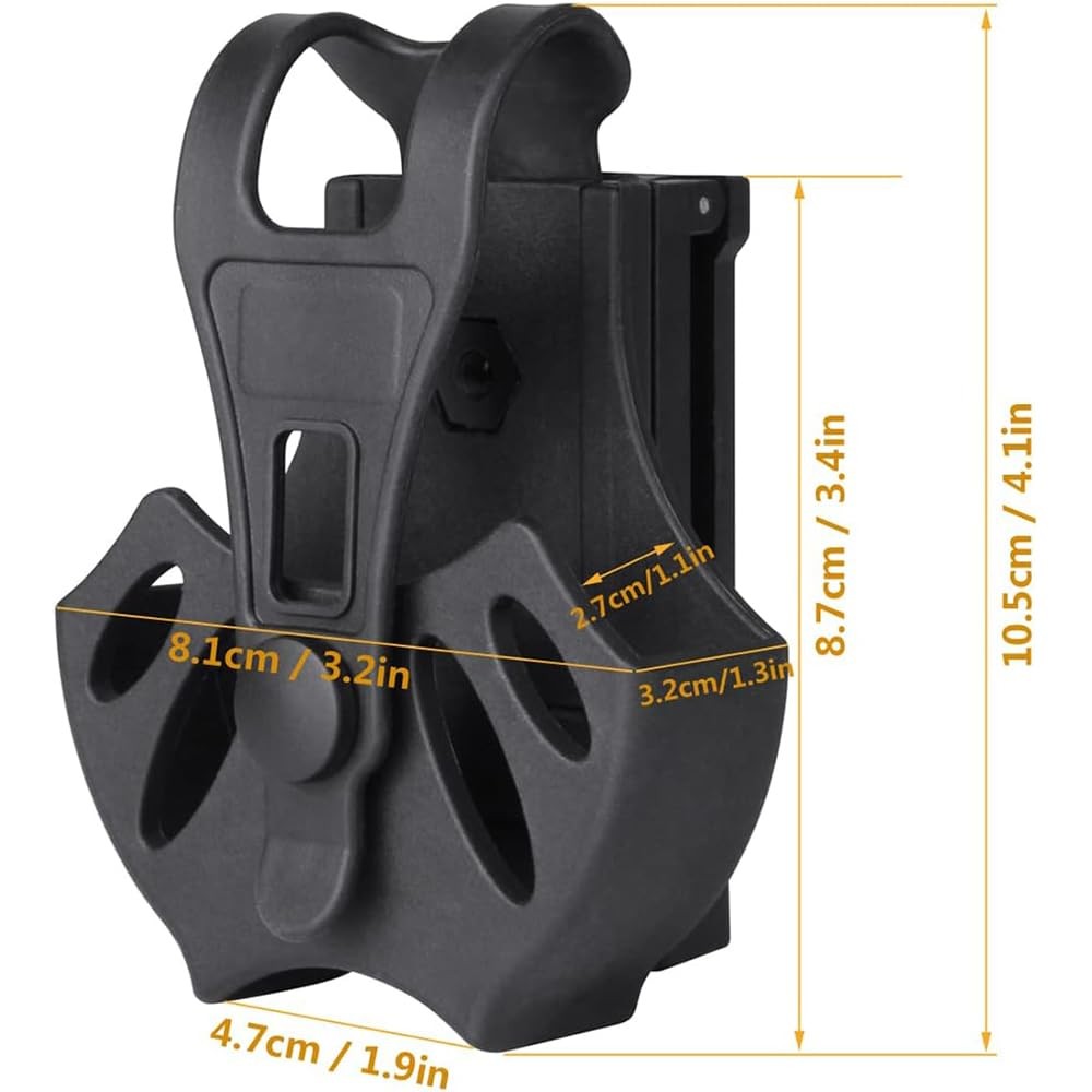Upgrade Polymer Handcuff Case for Most Chain or Hinged Cuffs,Fits ASP, Quick ...