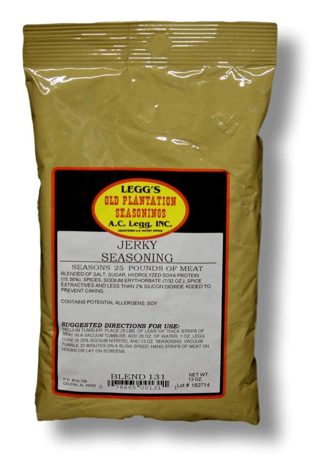 A.C. Legg Traditional Jerky Seasoning, 13 Ounce - with 13 (Pack of 1)