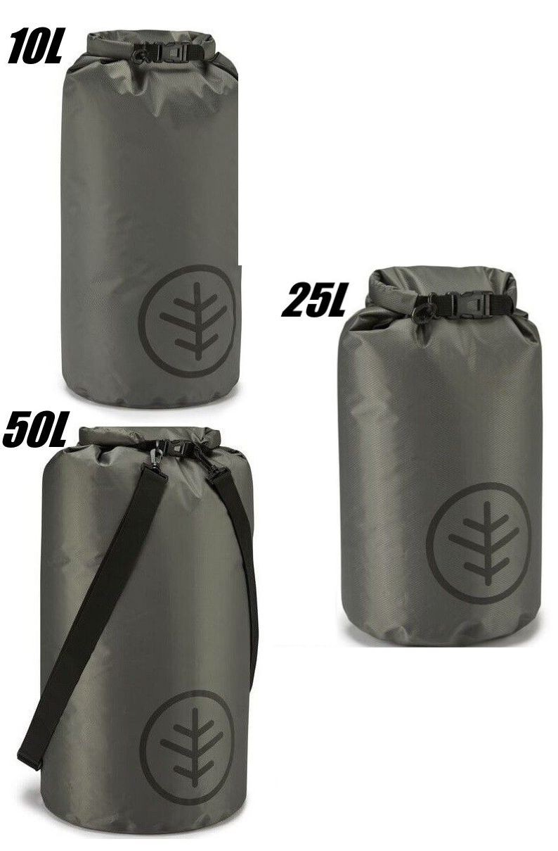 NEW 3 x Wychwood Game Dry Bag 10L 25L 50L Carryall Waterproof Storage Sack Bag
