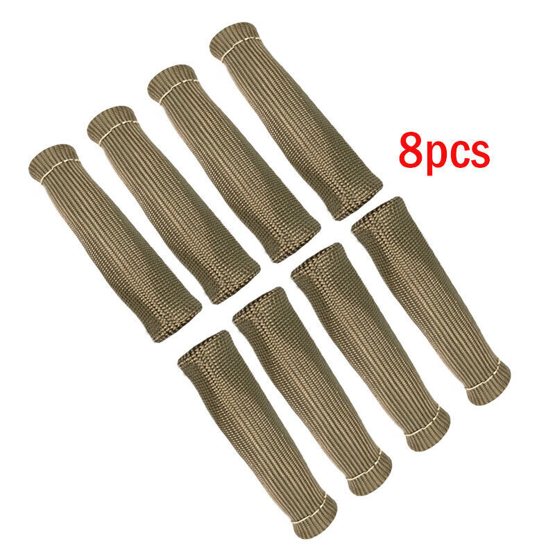 2500° High Heat Shield Engine LS Spark Plug Wire Boots Protector Sleeve Cover 8X