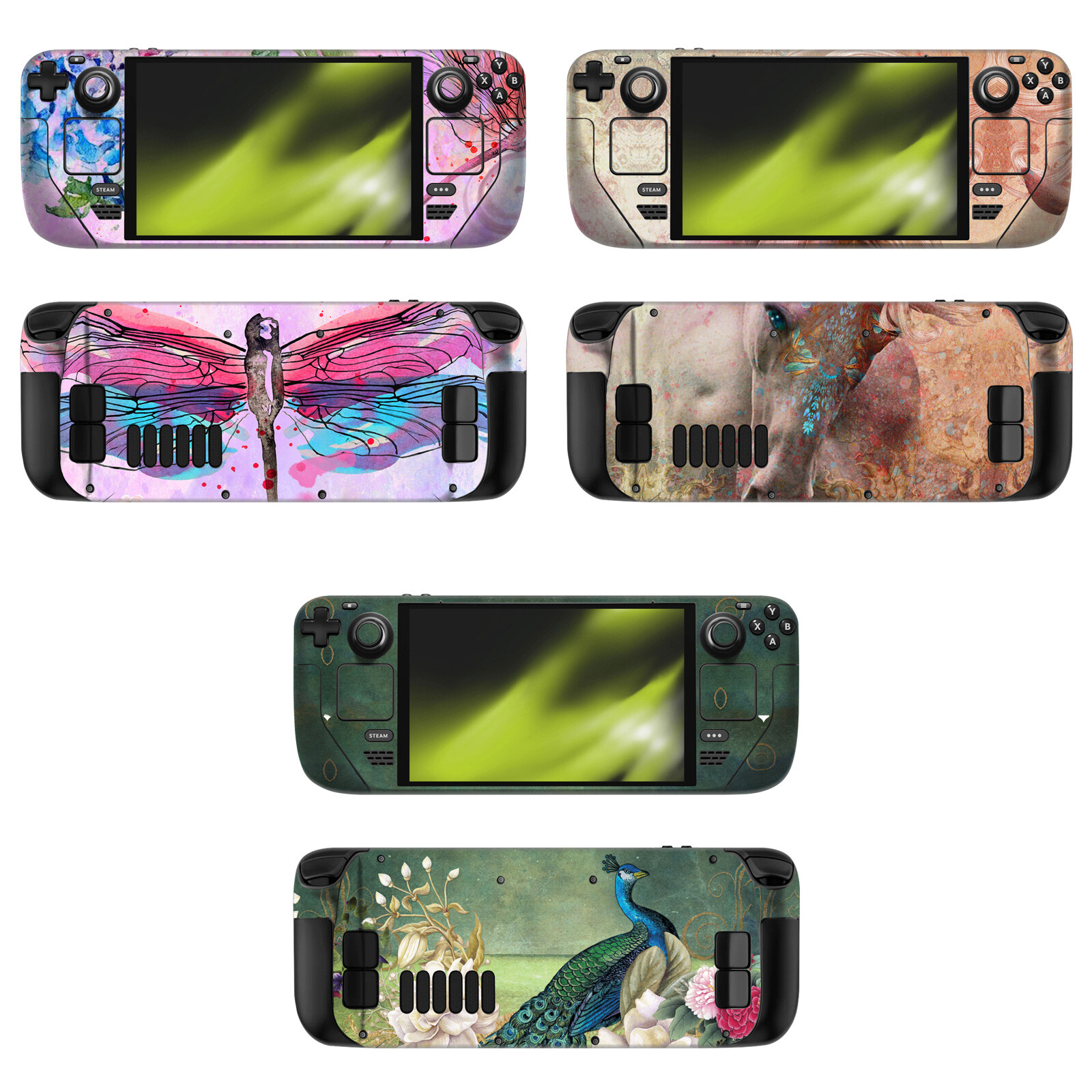 OFFICIAL JENA DELLAGROTTAGLIA ANIMALS VINYL SKIN DECAL FOR STEAM DECK OLED