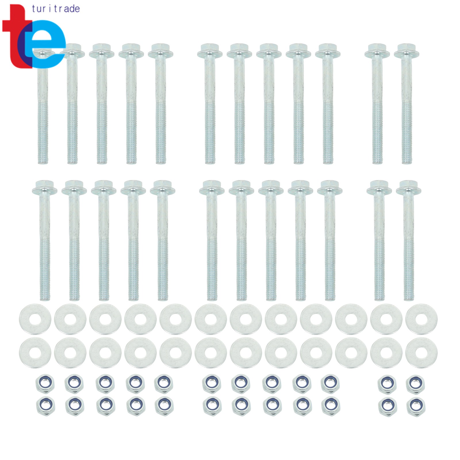 Utility Wheel Chock Tire Strap Tie Down Kit 4PCS E-Track 2PCS 6' Tie Down Strap