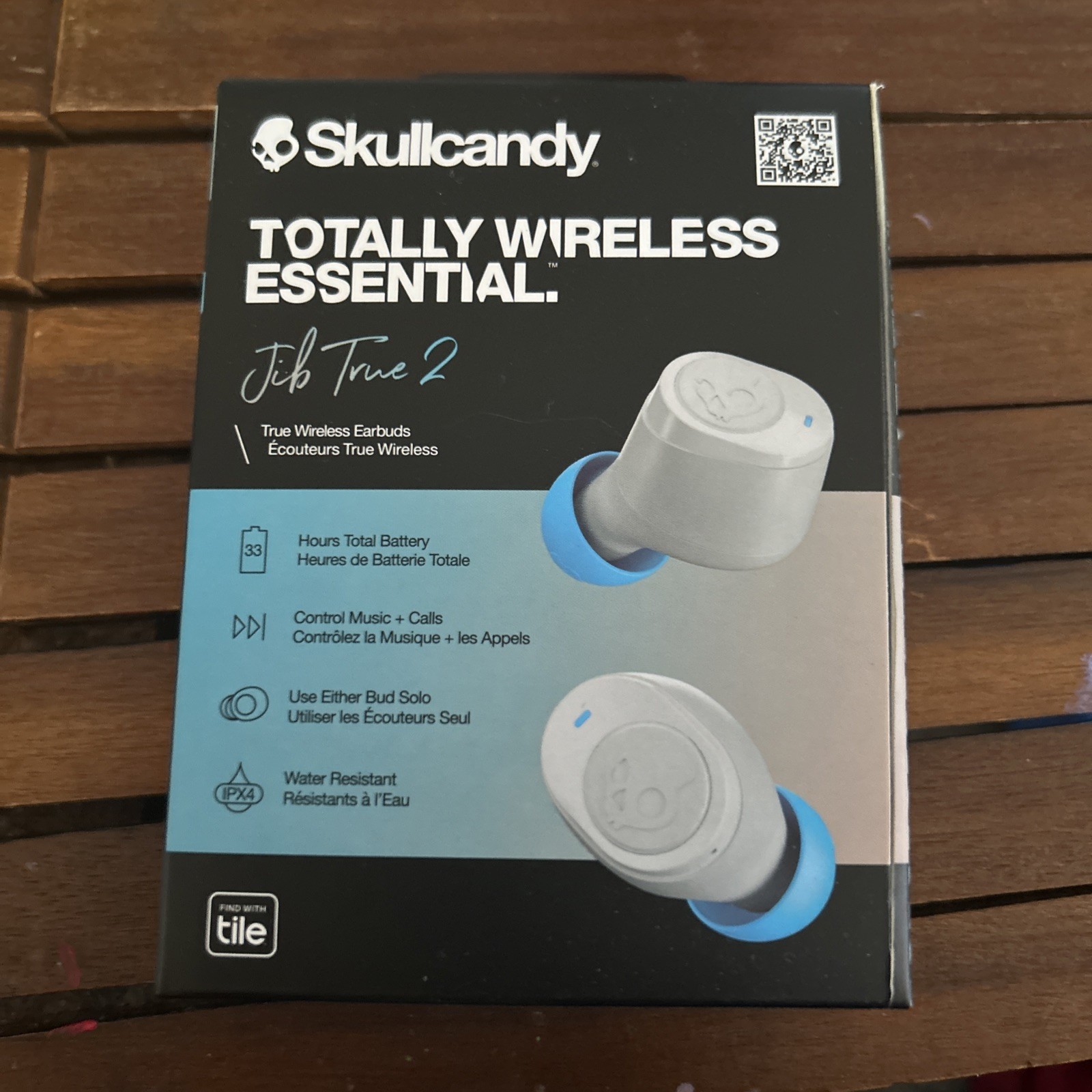 Blue  Skullcandy Jib True 2 True Wireless Water Resistant Earbuds