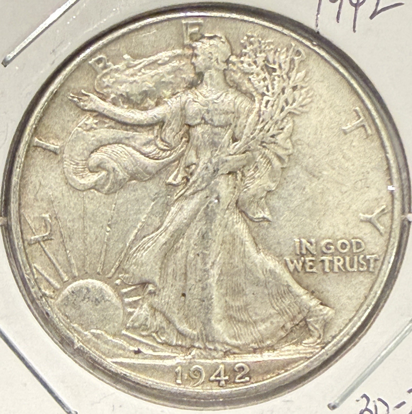 1942-P Walking Liberty Half Dollar - 50c - 90% Silver - (30-2)