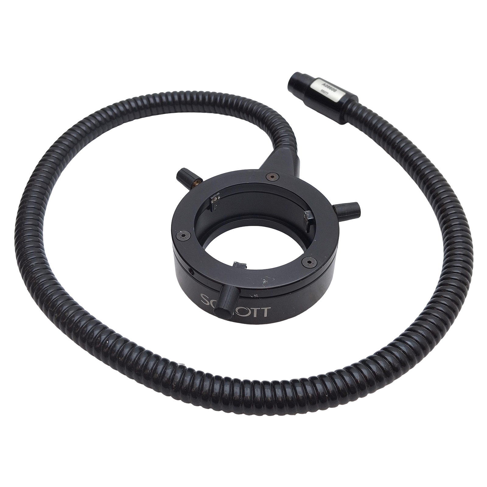 Schott A08600 Universal Fiber Optic Ring Light, ø60mm ID, ø16mm Input, 33in
