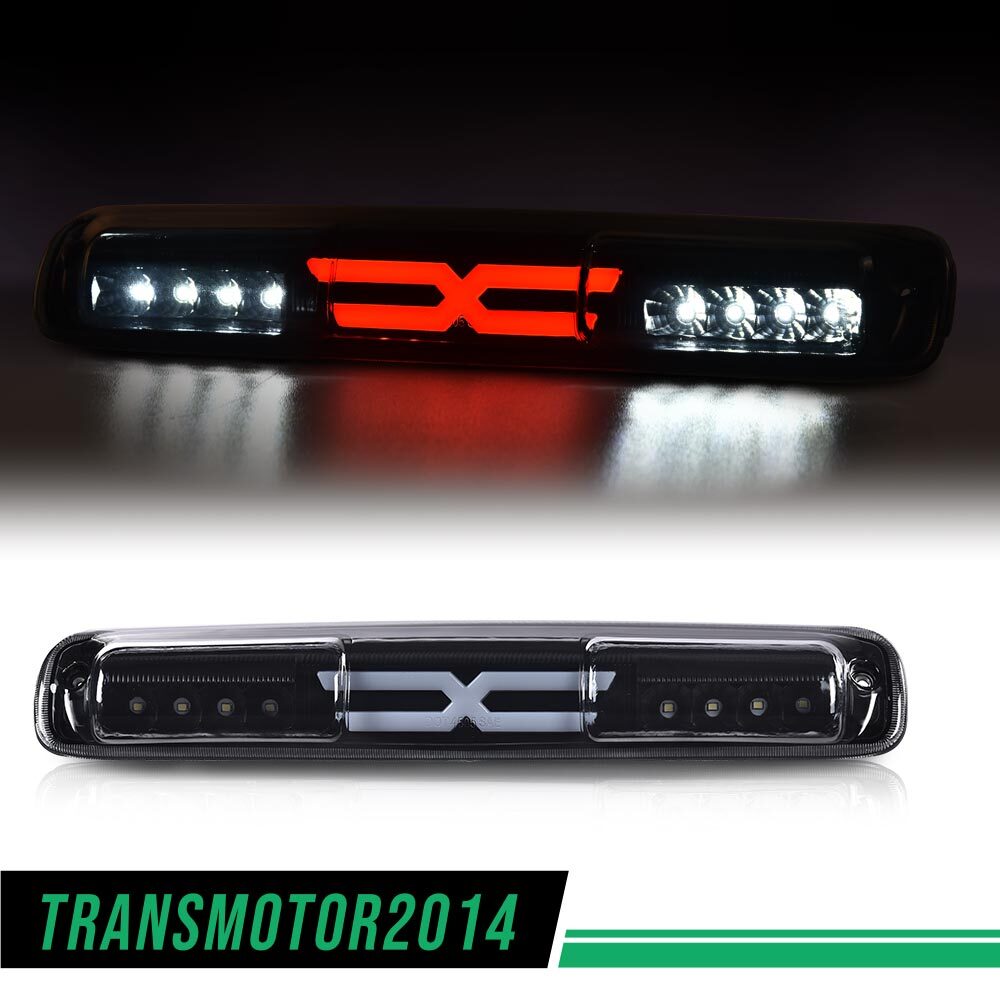 Fit For 99-07 SILVERADO/SIERRA 3D LED BAR 3RD TAIL BRAKE LIGHT CARGO LAMP SMOKED