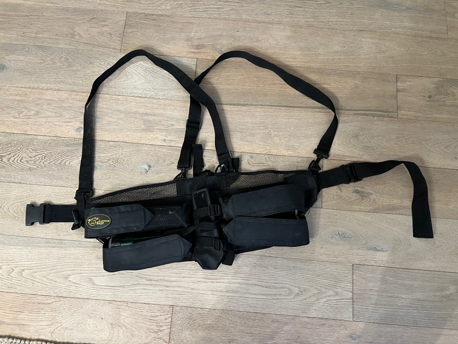 Extreme Rage Paintball 4 Pod, Remote Line CO2 Harness Belt Pack with 4 Pods