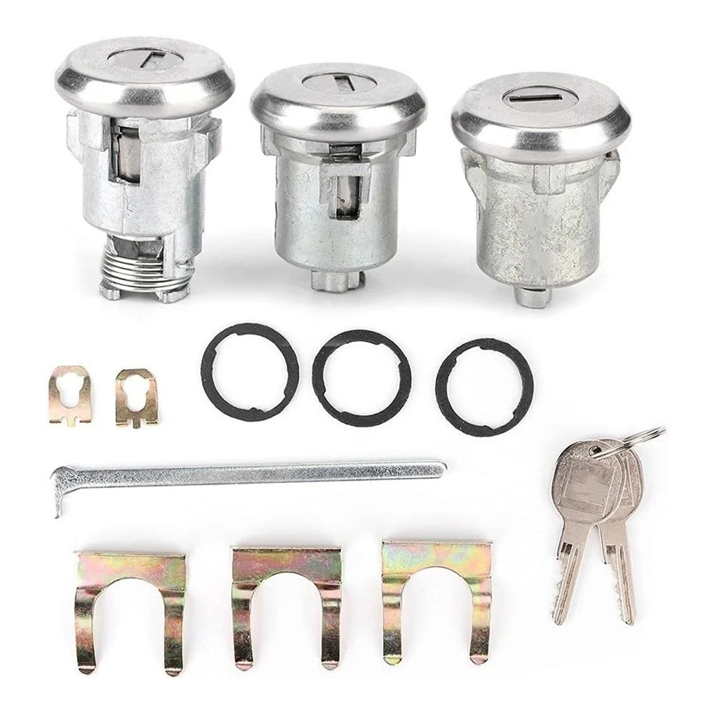 Door Lock Cylinder Kit with 2 Keys for Chevy For Camaro For Caprice OEM Number