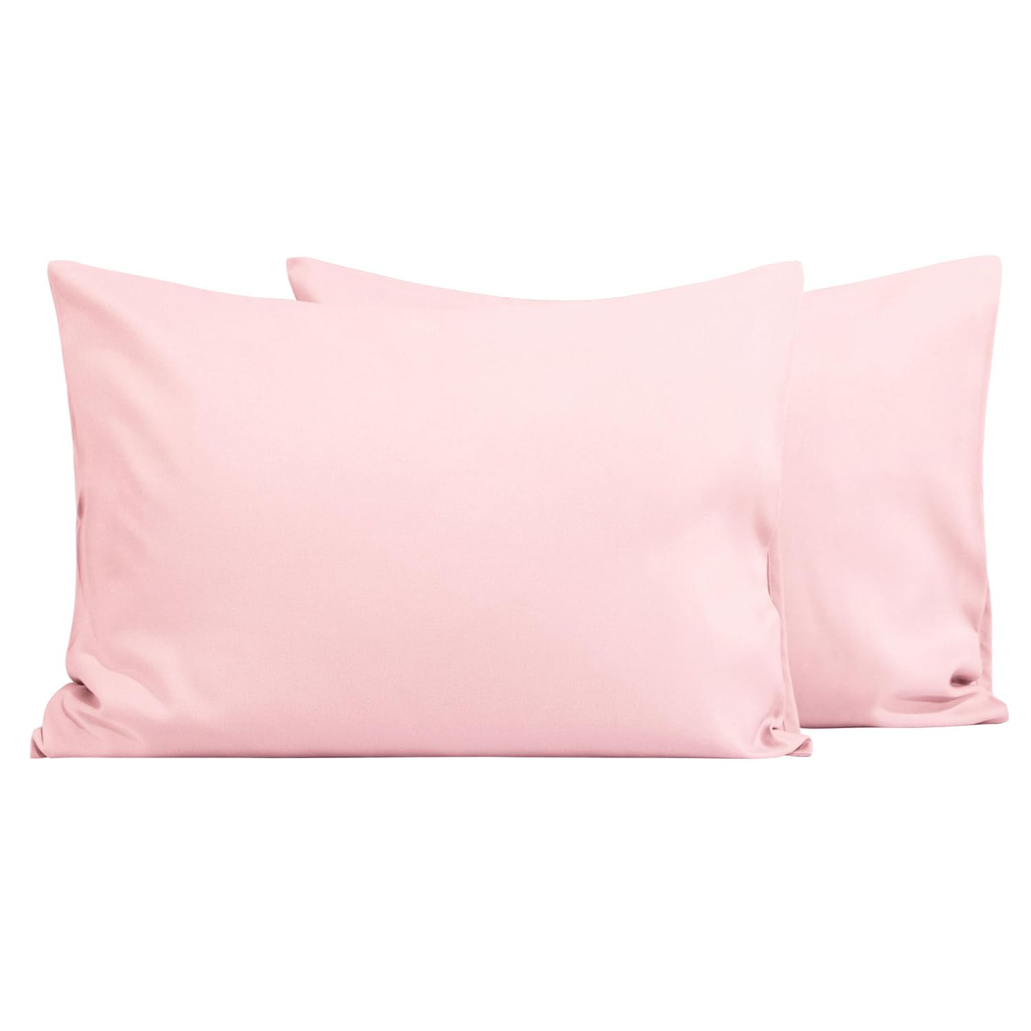 2 Pack Microfiber Toddler Pillowcases, 14x20 Inches Fits Pillow Sized 12x16, 13x