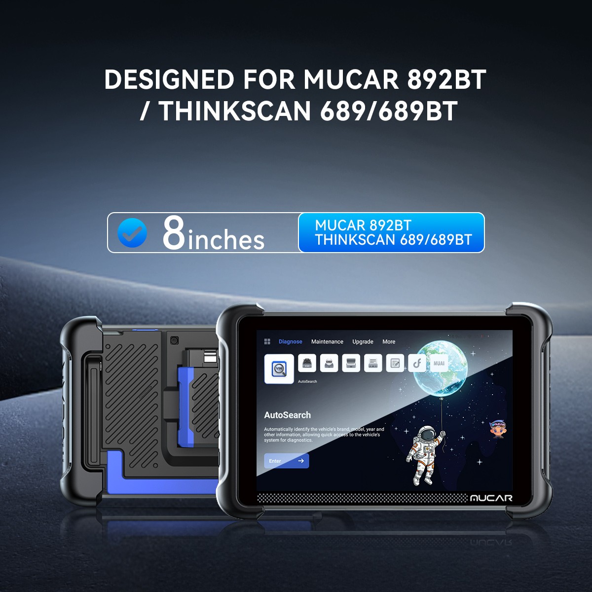 9H Hardness Tempered Glass 8in Screen Protector For Thinkscan 689BT 689 Scanner