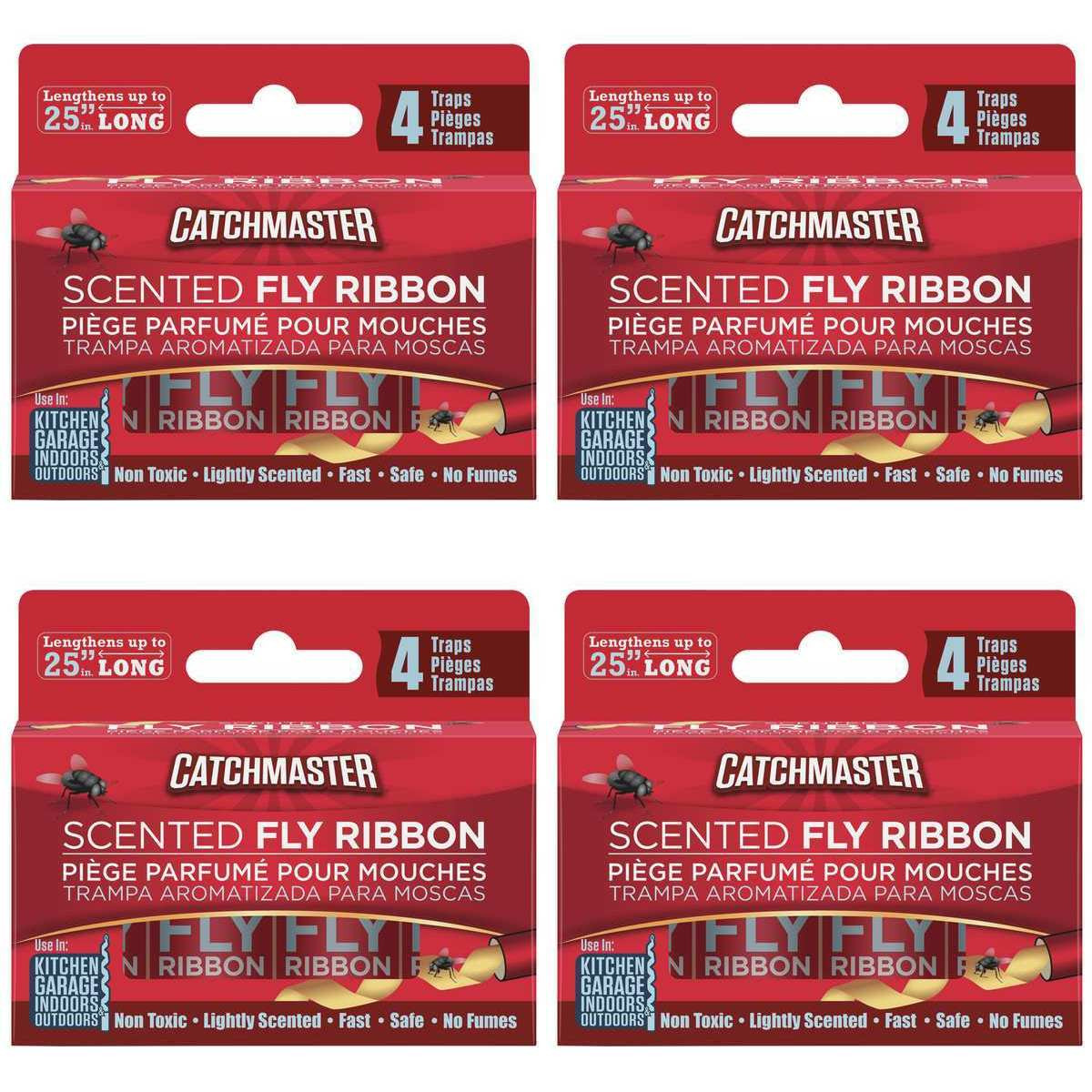 NEW Scented Bug & Fly Ribbon by Catchmaster 8 Packs 32 Rolls