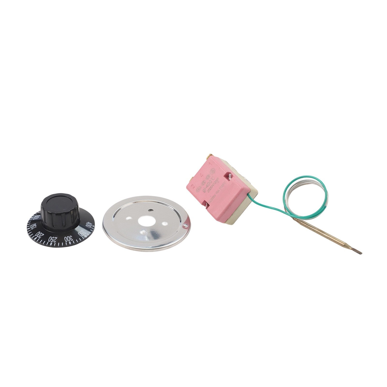 Electric Oven Thermostat ,Adjustable Temperature Controller Switch,50-400℃ 2 Pin