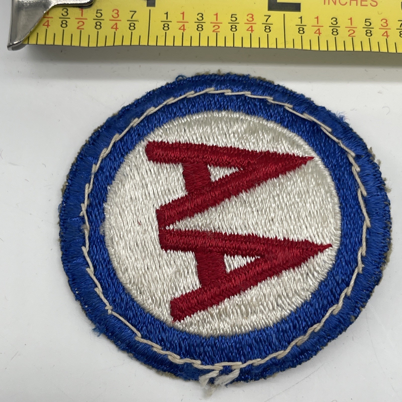 U.S. Military Anti Aircraft Command Patch Insignia “AA” 2.5” Circle Cut Edge