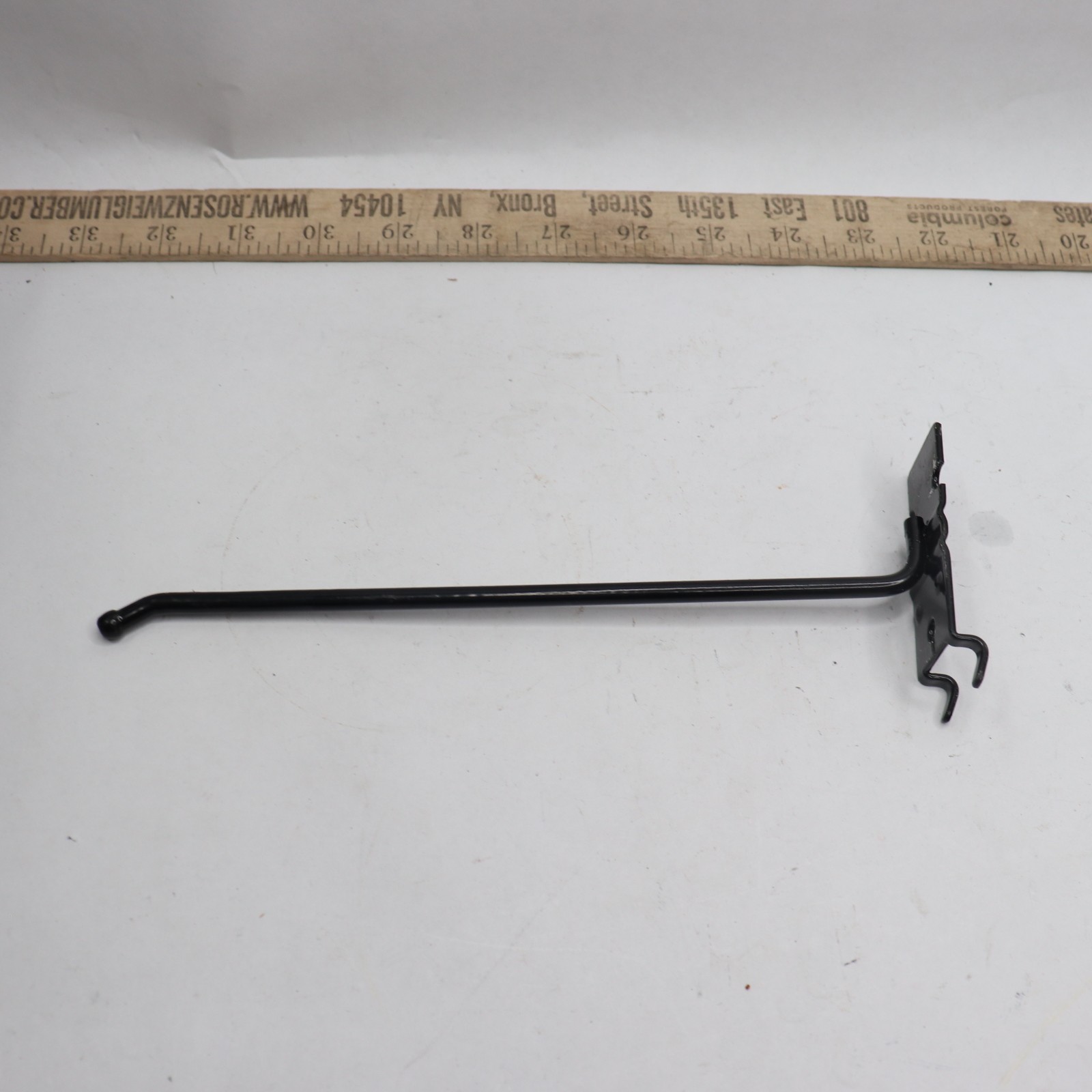 Peg Hook for Gridwall Black 8"