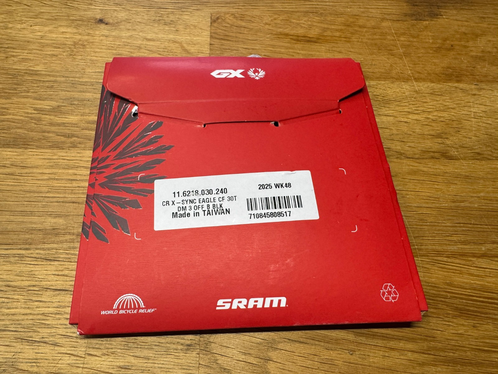 SRAM X-Sync 2 30T Cold Forged Direct Mount Eagle Chainring, 3mm Offset Boost