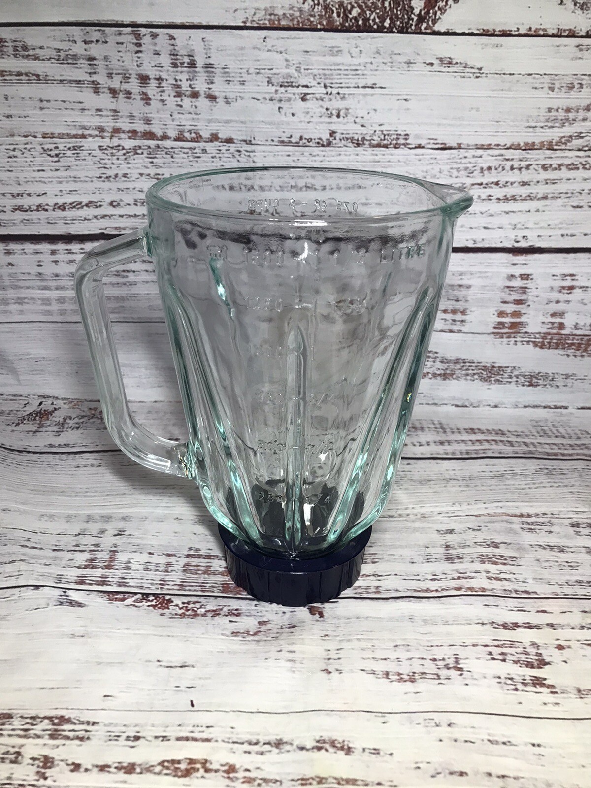6 Cups 1 1/2L Glass Blender Pitcher Mexico 21 Pouring Lip NO Cover UNSURE Brand