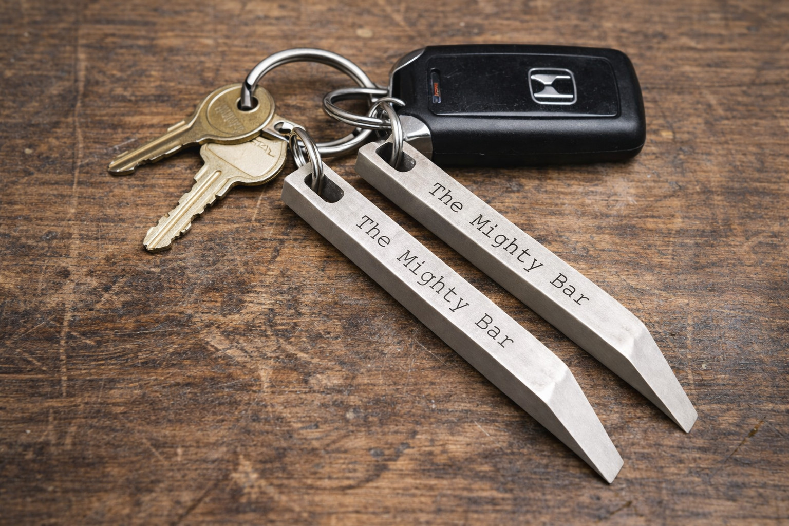 Set Of 2 The Mighty Bar Stainless Steel Pry Tool Pocket EDC Multi Tool