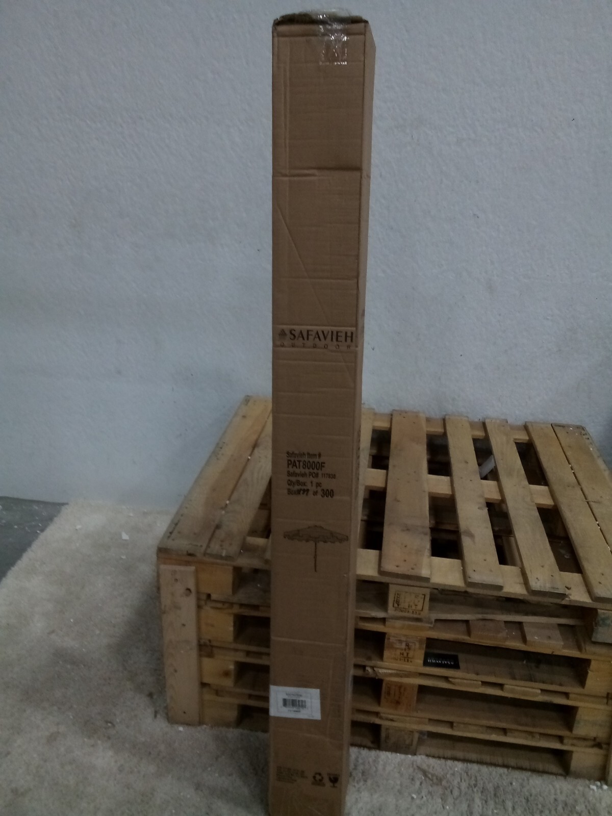 Safavieh Crank Market Umbrella With Flap, Reduced Price 2172721675 PAT8000F