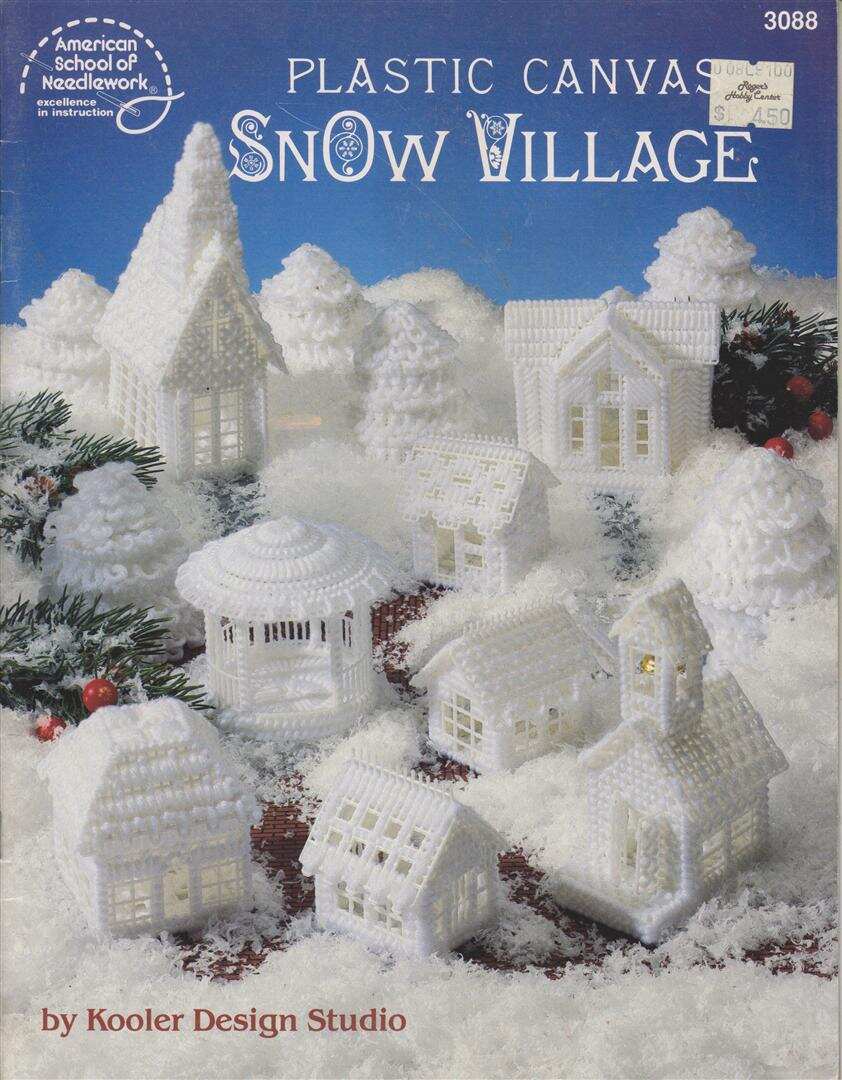 OOP!!! PLASTIC CANVAS SNOW VILLAGE BEAUTIFUL PROJECTS