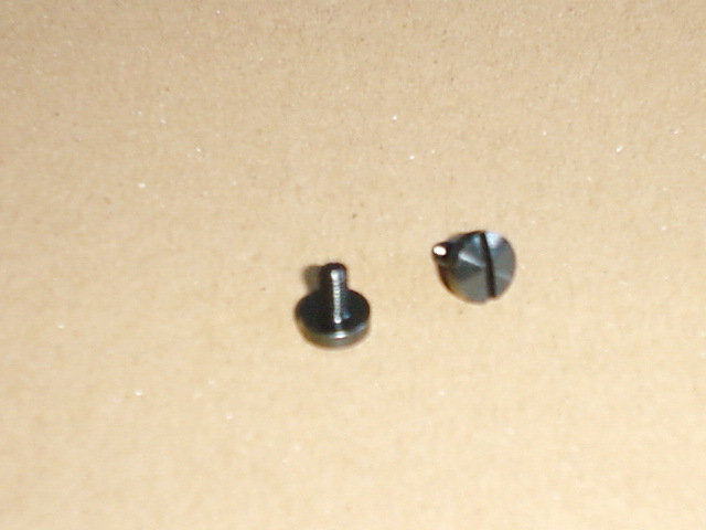 GERMAN ARMY WW2 WWII ERA SAUER 38H repro GRIP COVER SCREWS set of 2