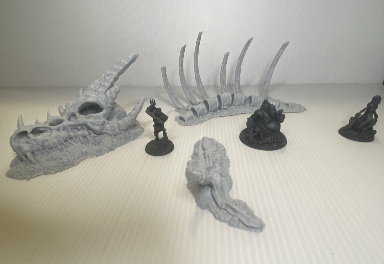 Fantasy:  Dragon Bone Set #1 - DND Malifaux AOS (28mm Scale)