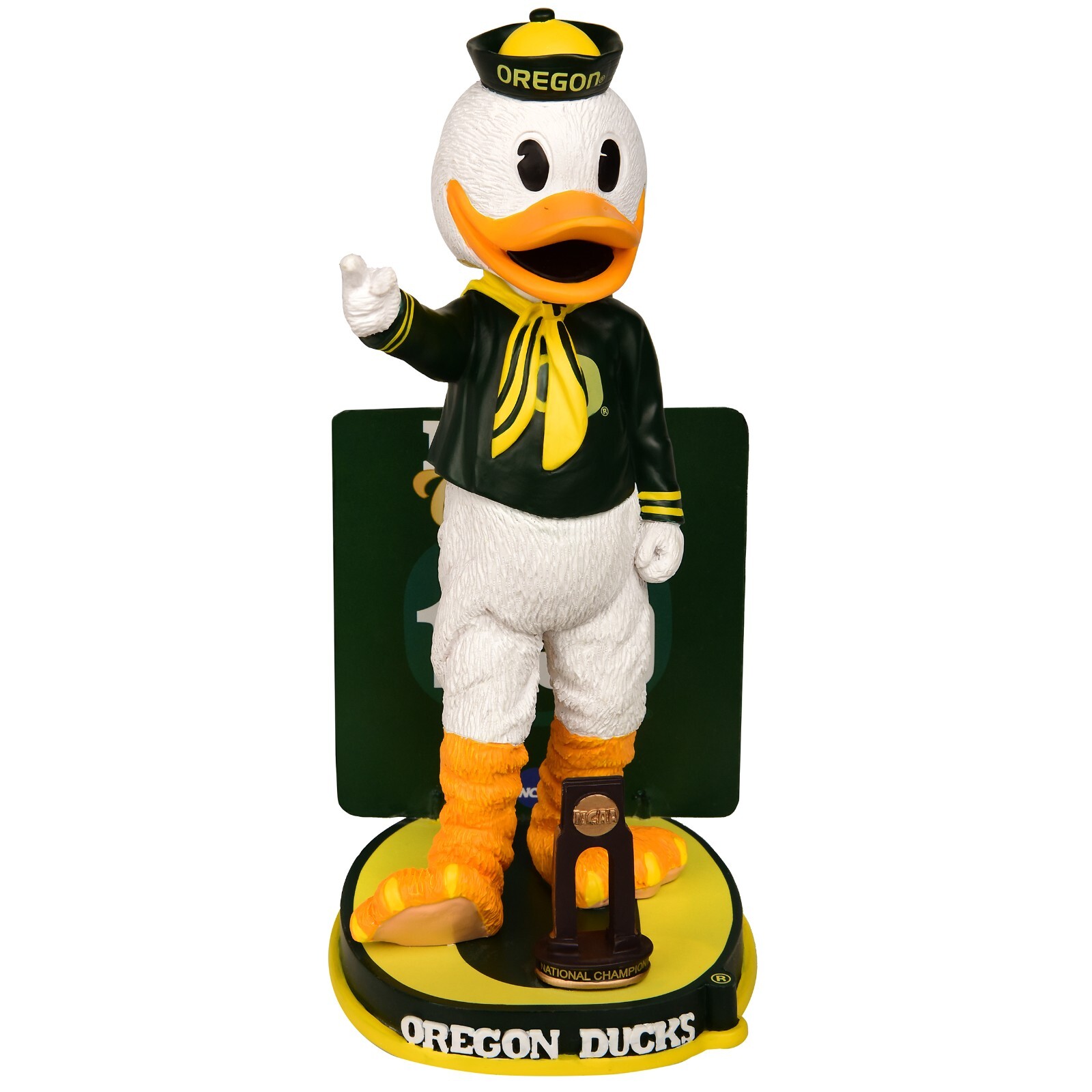 Oregon Ducks Mascot Bobblehead NCAA Men's Basketball Champs #/216 NEW