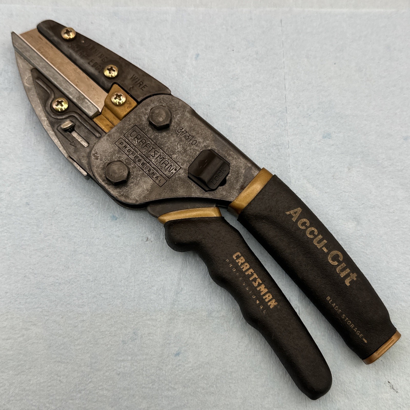 Craftsman 37310 Accu-cut 3-in-1 Cutter With 2 Extra Blades USA Made
