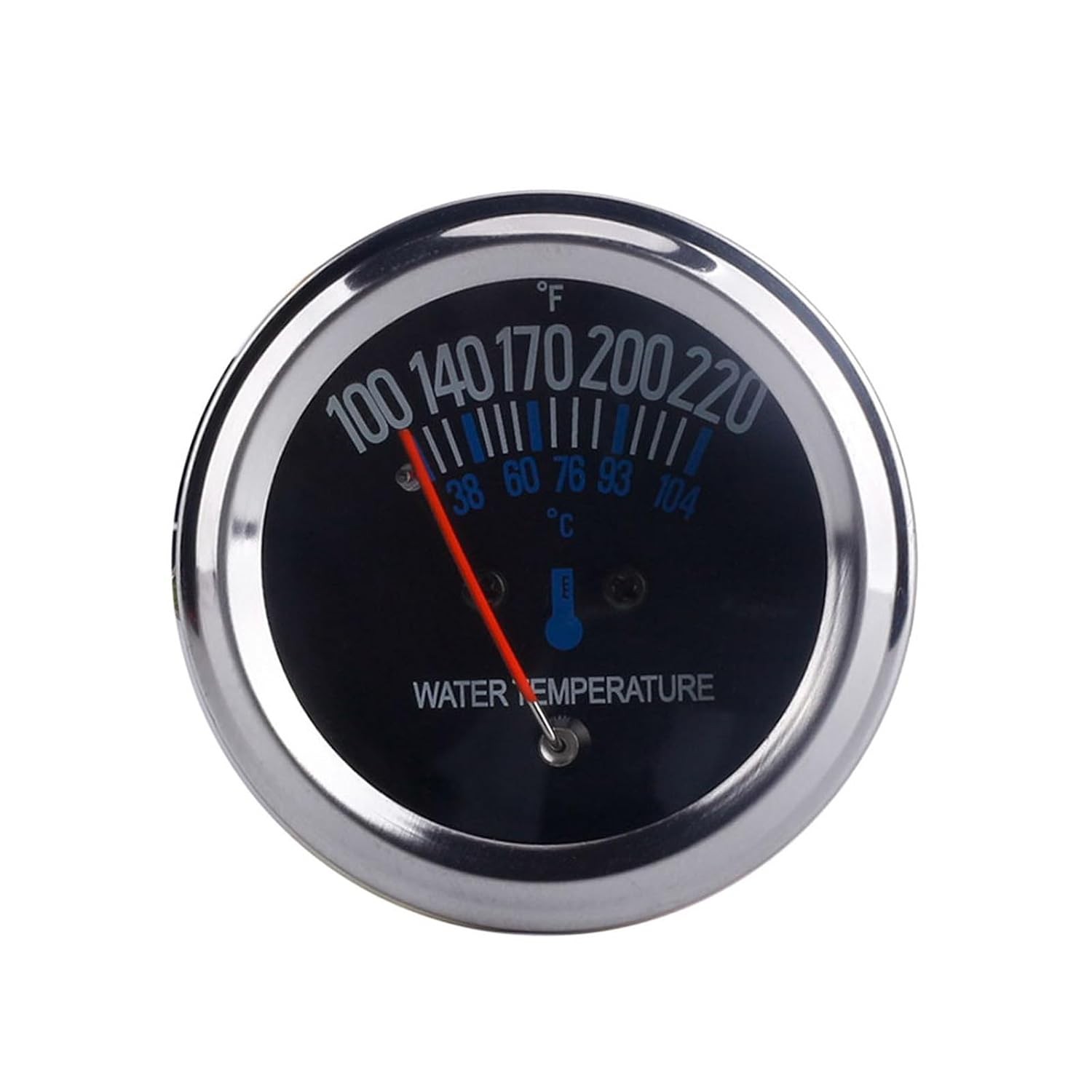 52mm Mechanical Pointer Water Temperature Gauge 2" Degree Temperature Meter