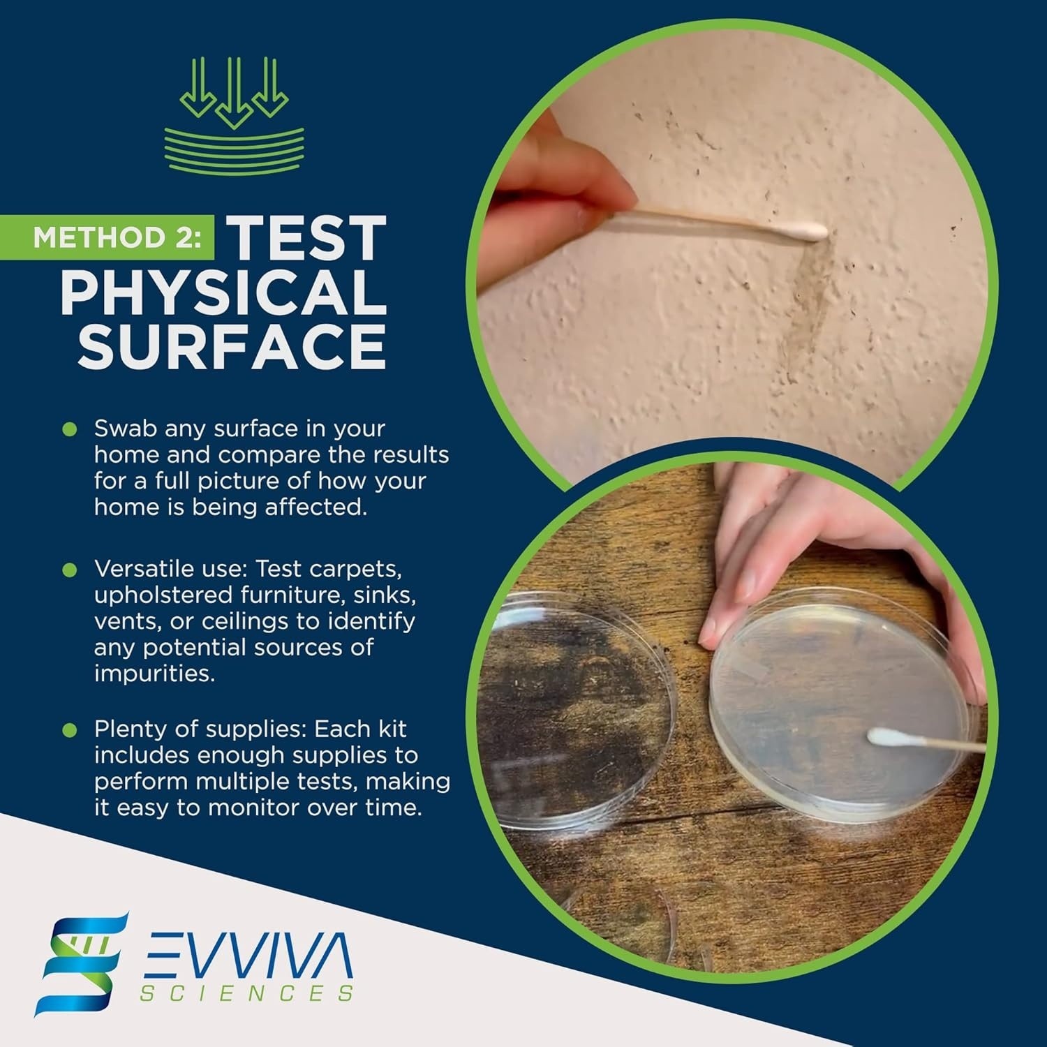 DIY Mold Test Kit for Home, Easy to Use Professional Mold Tests Test HVAC System