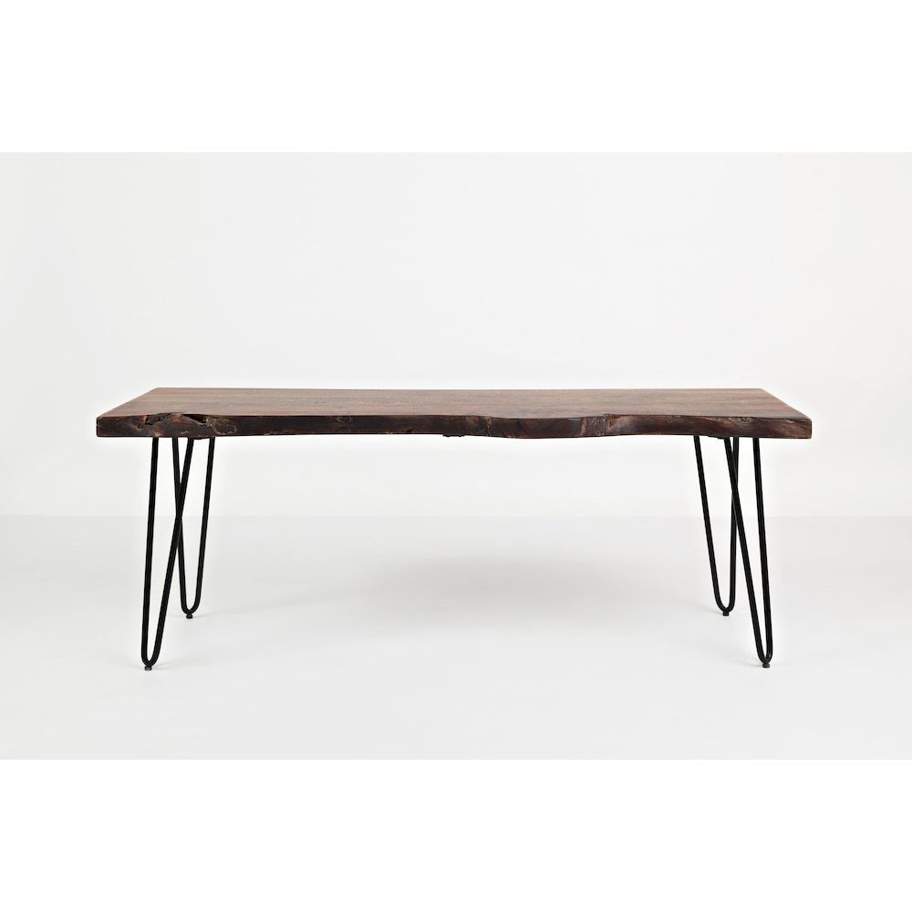 Nature's Edge 48'' Modern Solid Wood Live Edge Bench