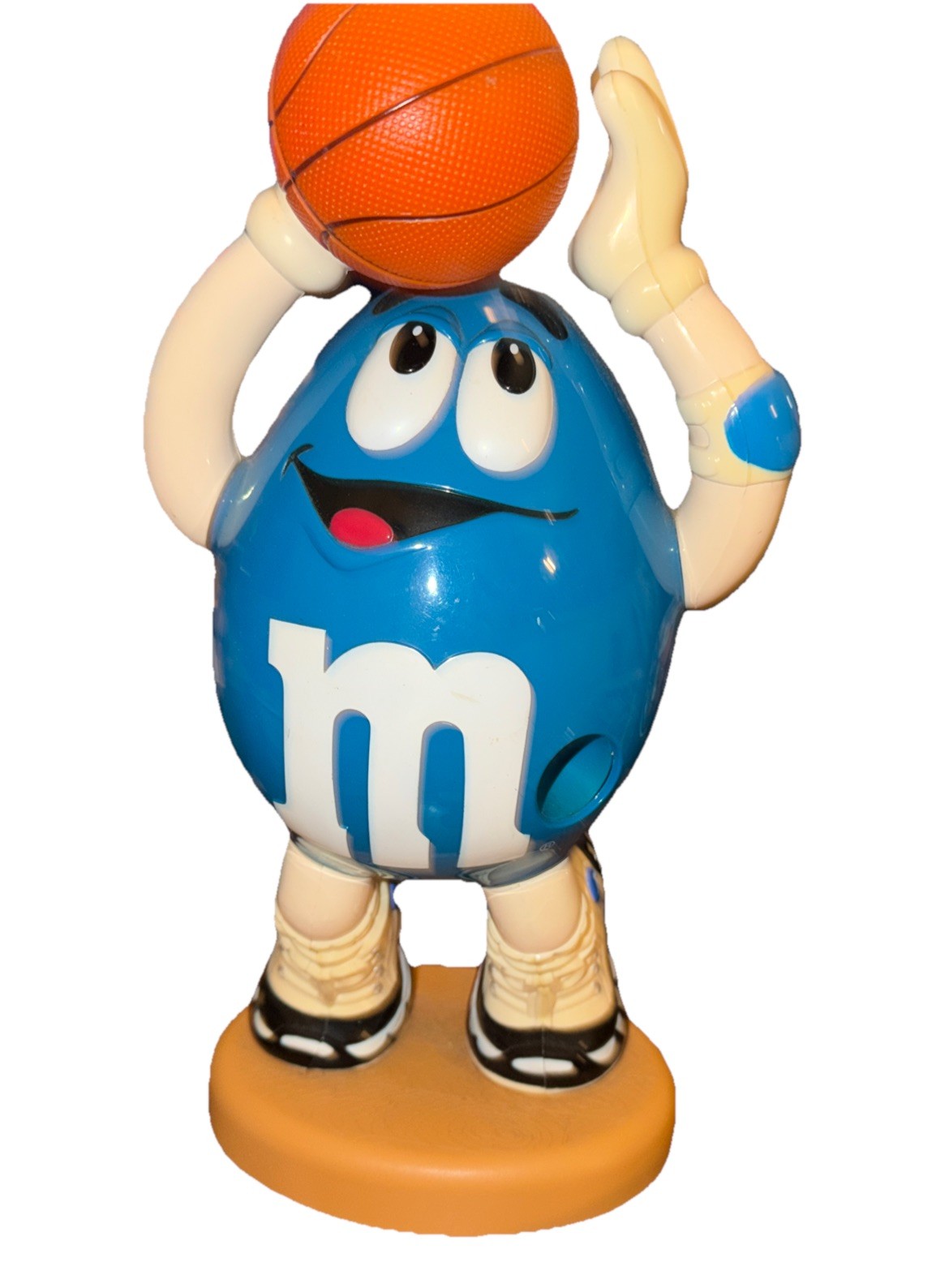 M&M Basketball Candy Dispenser Blue Basketball Dispenser