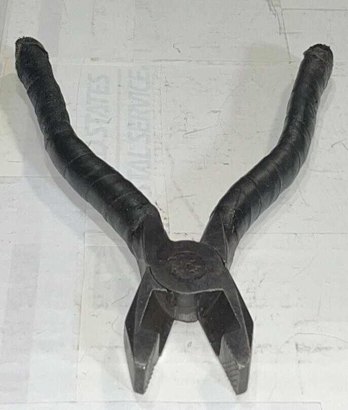 (1 PAIR) H Boker & Co Lineman's Pliers 6.5". FUC.