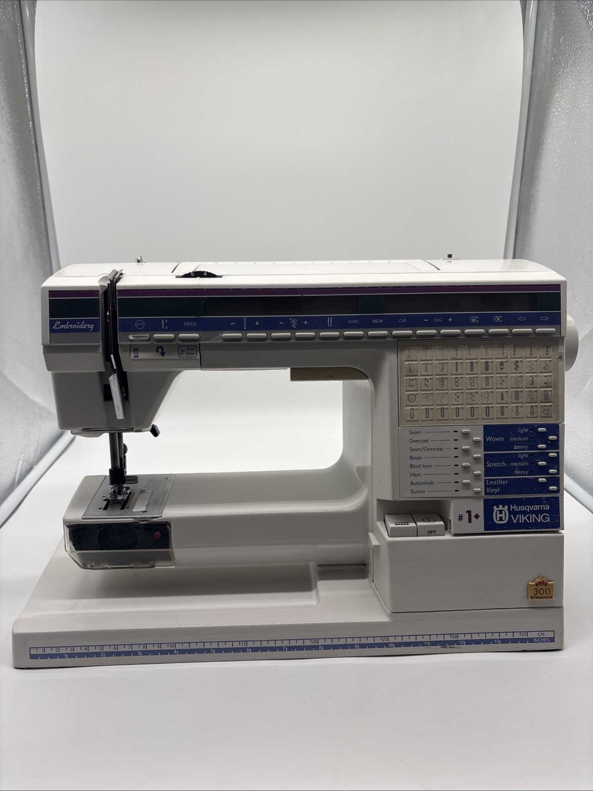 Husqvarna Viking Model #1+ 300th Anniversary  Embroidery Sewing Machine *READ