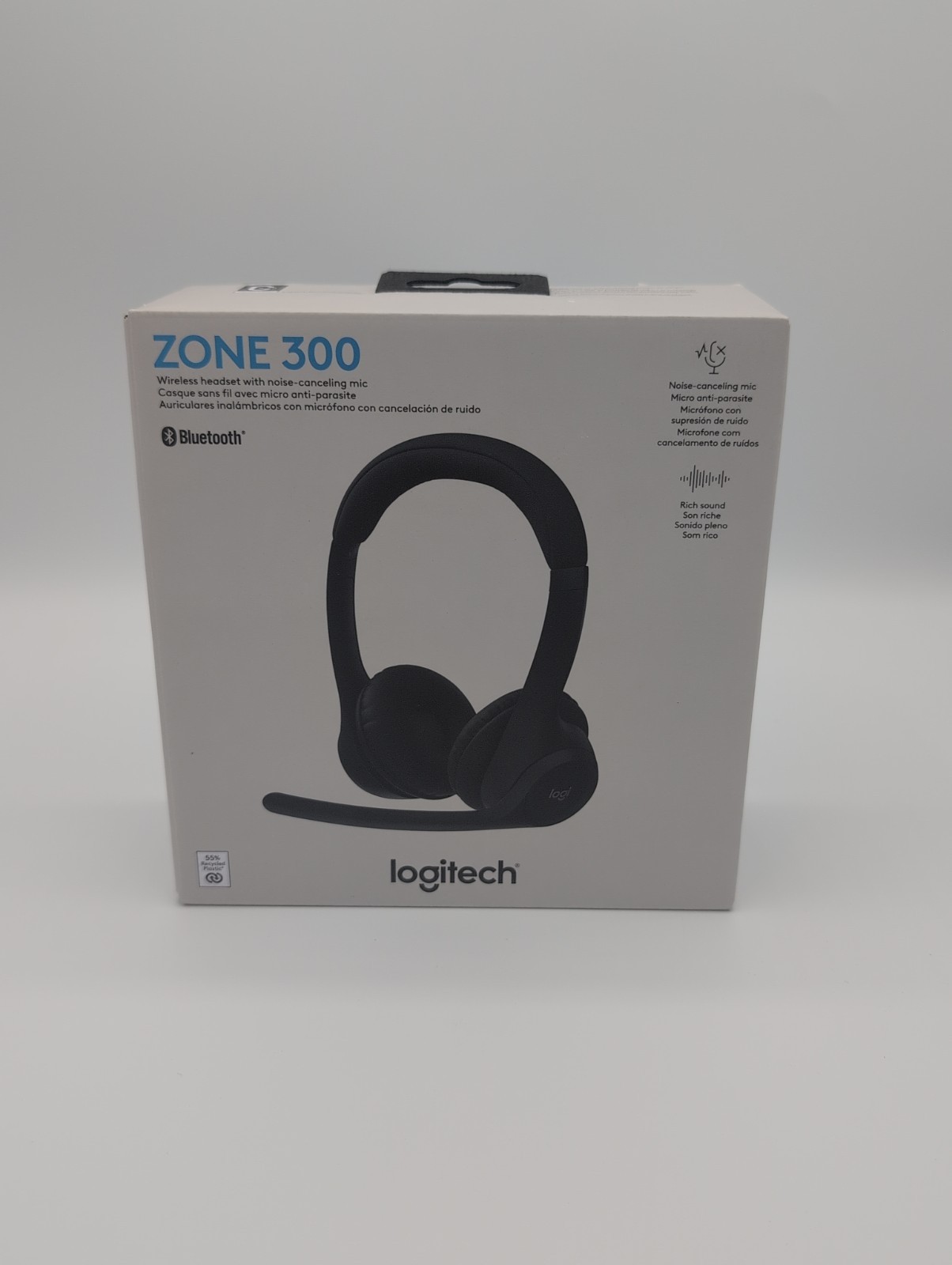 Logitech Zone 300 Wireless Bluetooth Headset PC , Mac, Chrome, Linux, iOS Black