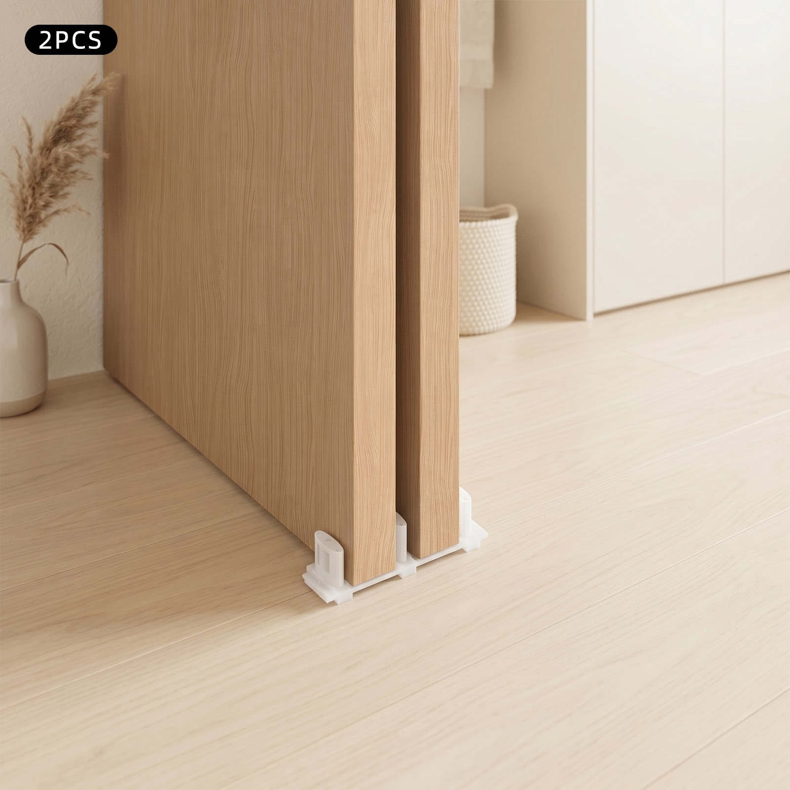Adjustable Sliding Door Floor Track, Heavy Duty Sliding Closet Door Floor Guide
