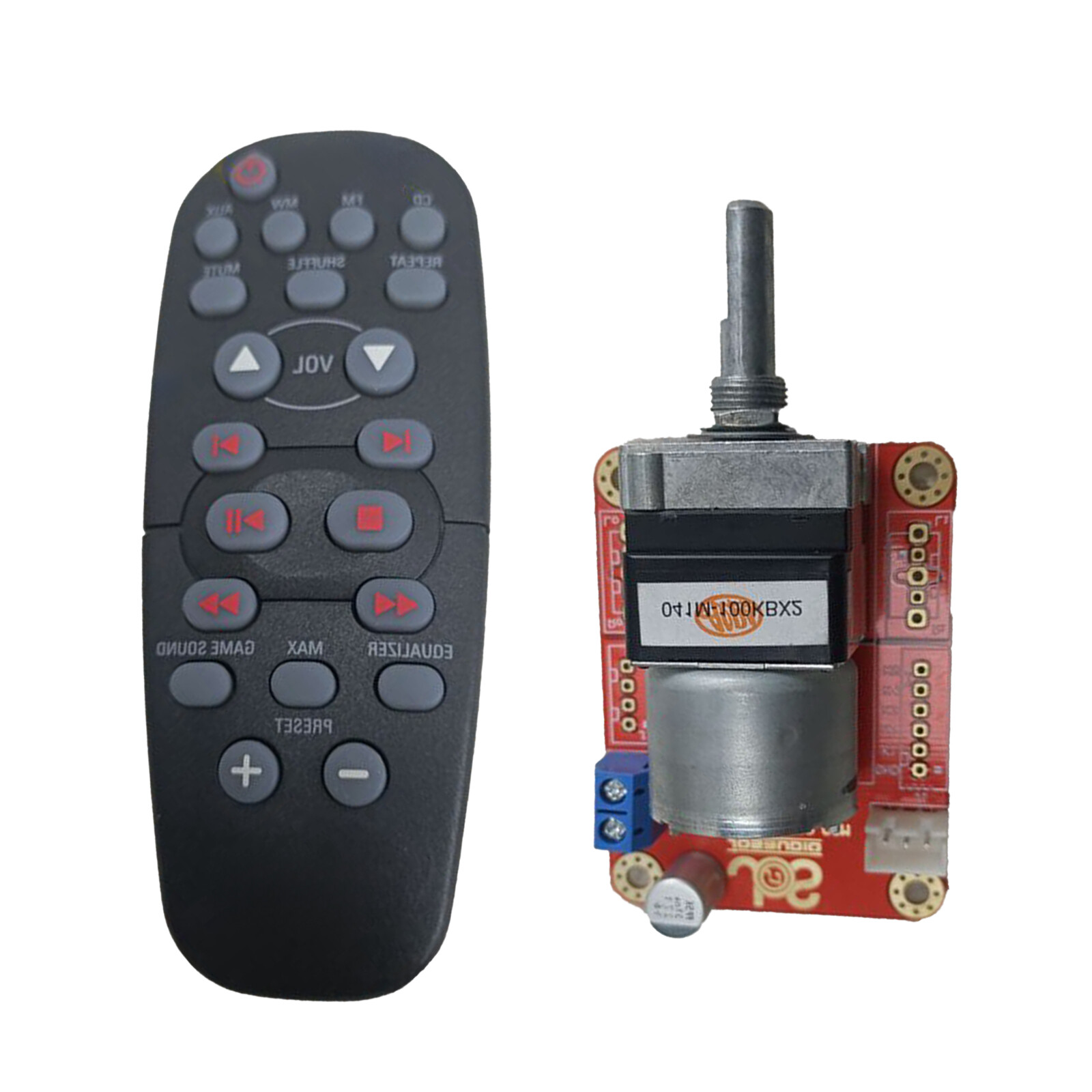 Assembeld Remote volume board HIFI preamp board motor ALPS 100K potentiometer Iq