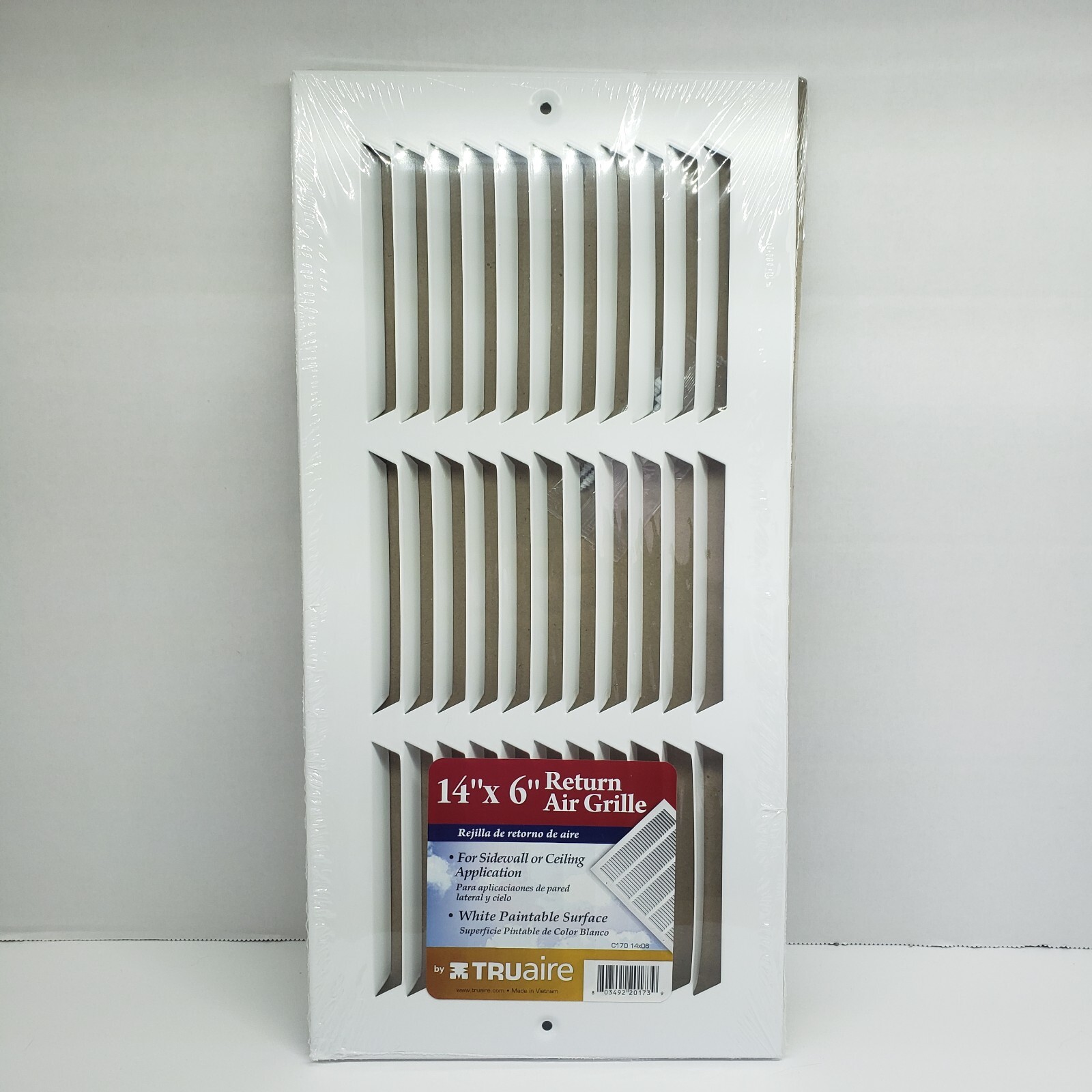 Truaire Return Air Grille White 14" x 6" C170  #20173