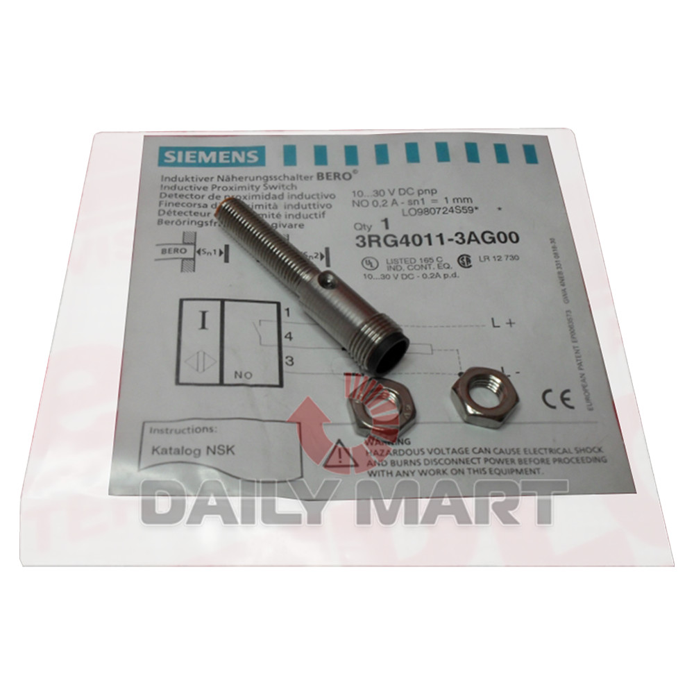 New In Box SIEMENS 3RG4011-3AG00 Proximity Sensor 10-30VDC