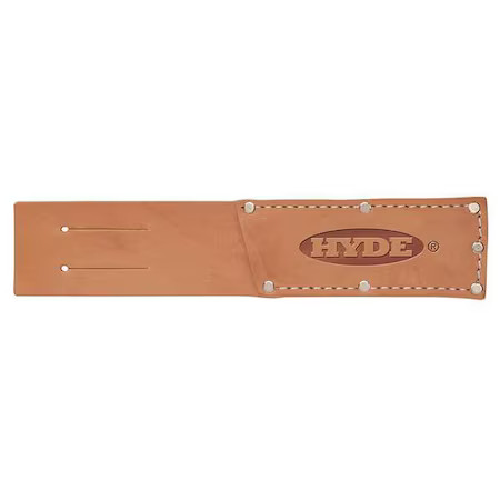 Hyde 56500 Tool Pouch, Tool Sheath, Tan, Synthetic Leather, 1 Pockets
