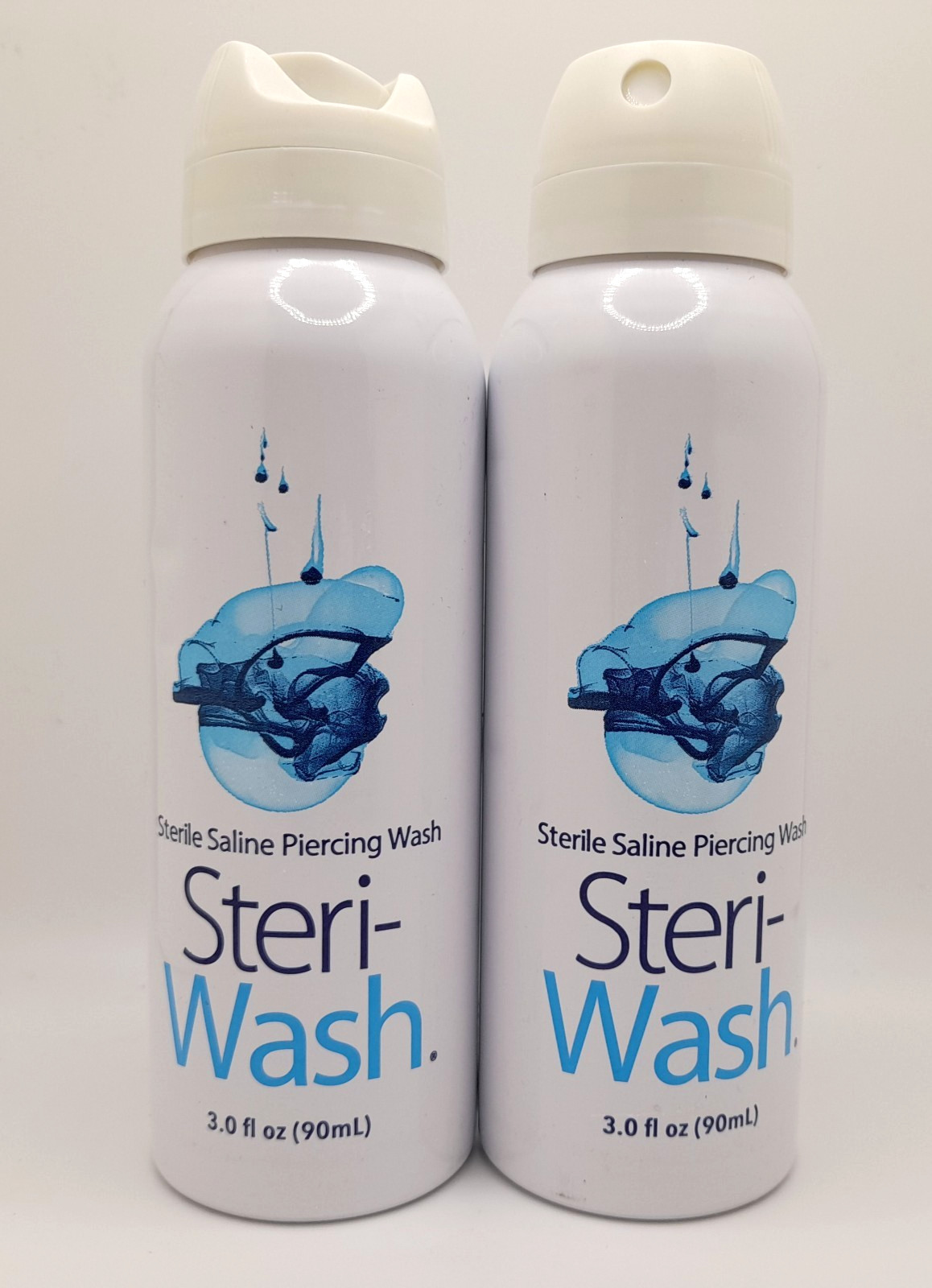 2 x Steri-Wash® Aftercare Piercing Spray 3 oz *BRAND NEW* free shipping